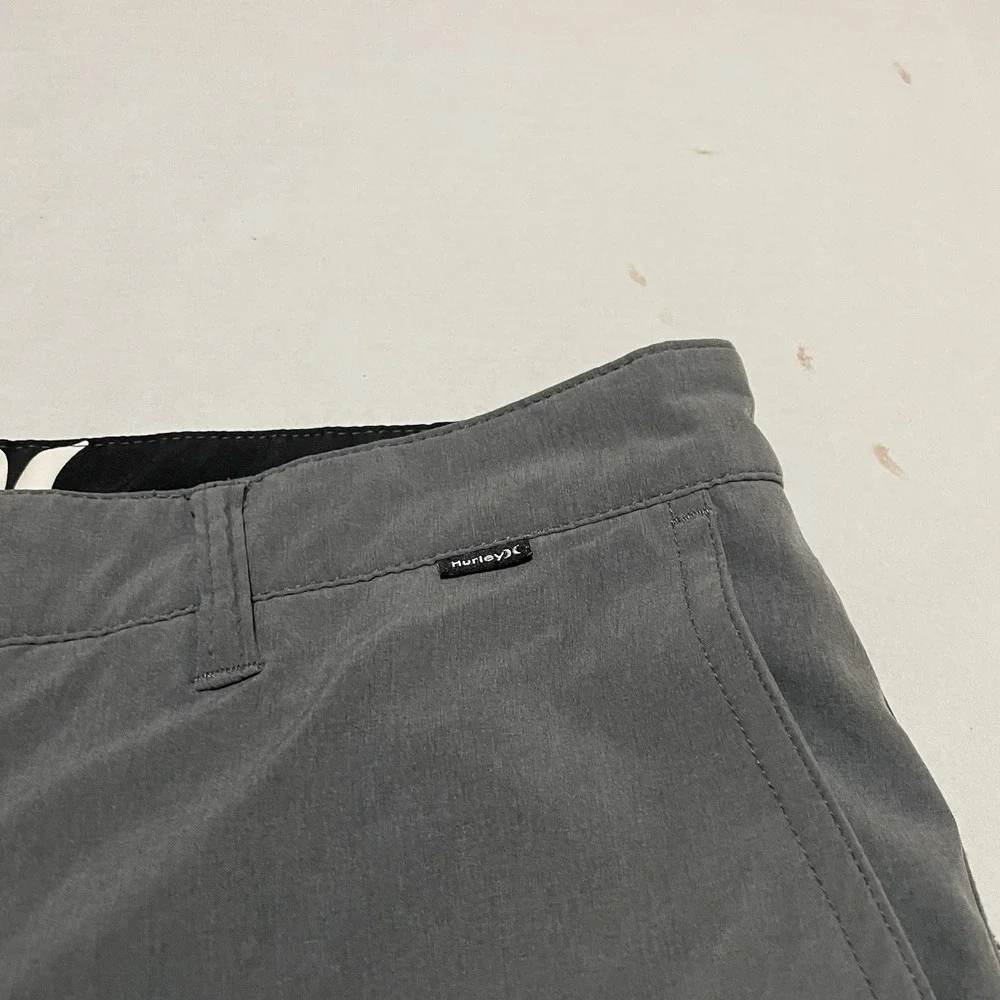Hurley Phantom Shorts Mens Size 34 X‎ 10 Gray Casual Comfort Athletic